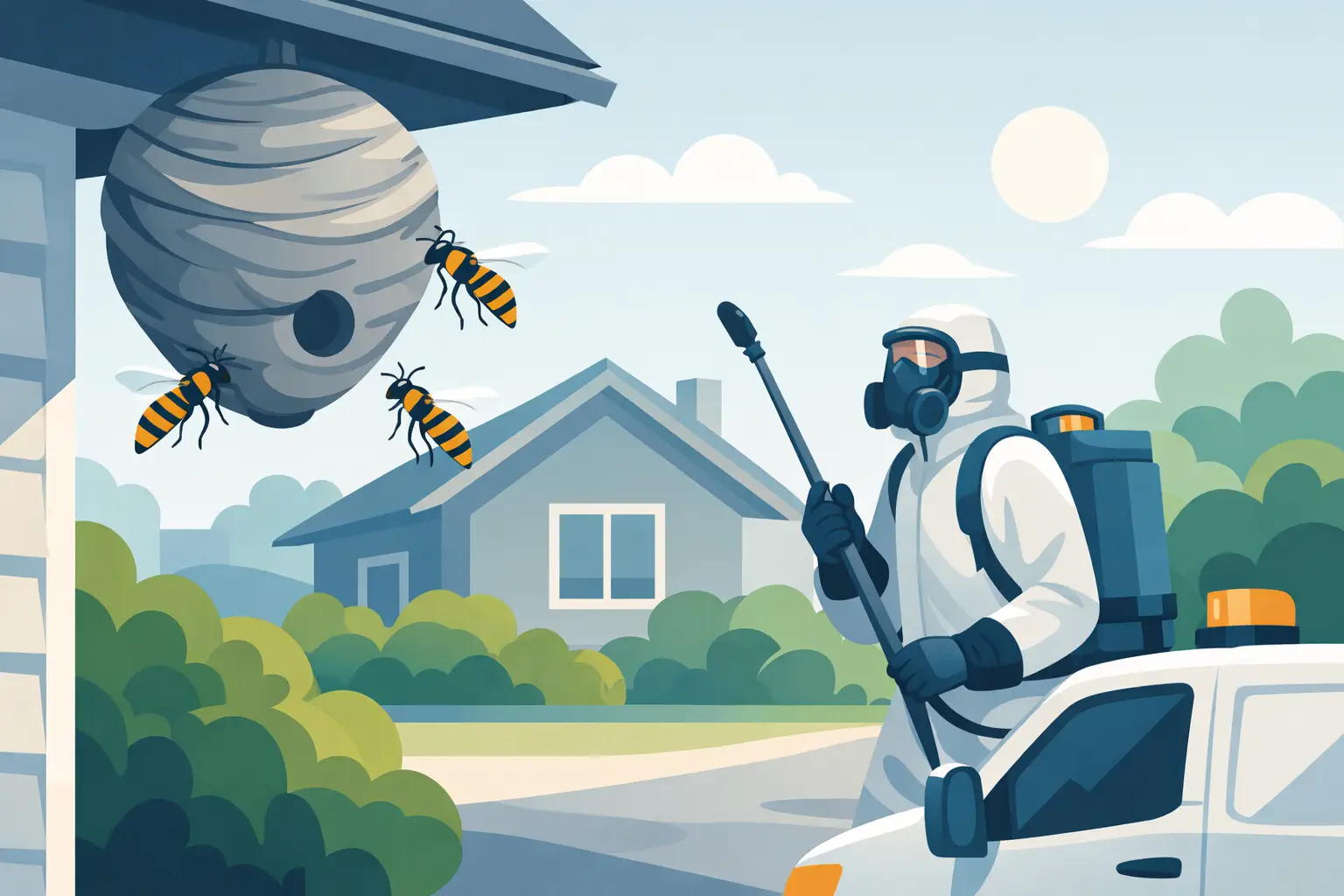 When to Call a Wasp Nest Removal Service