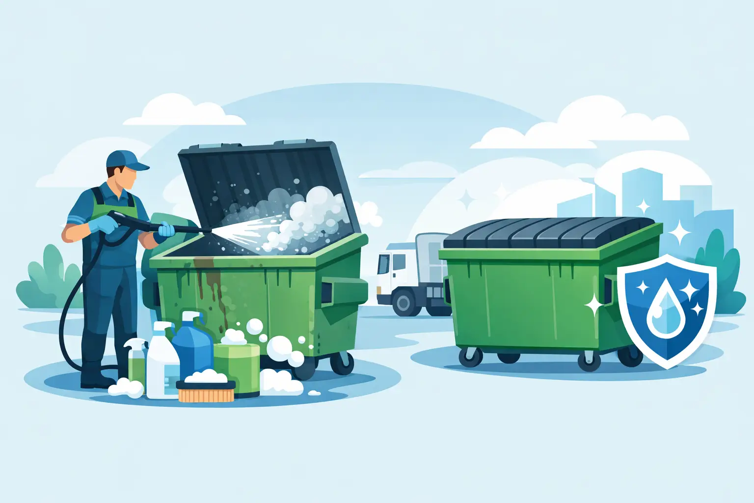 Dumpster Cleaning and Sanitizing That Works