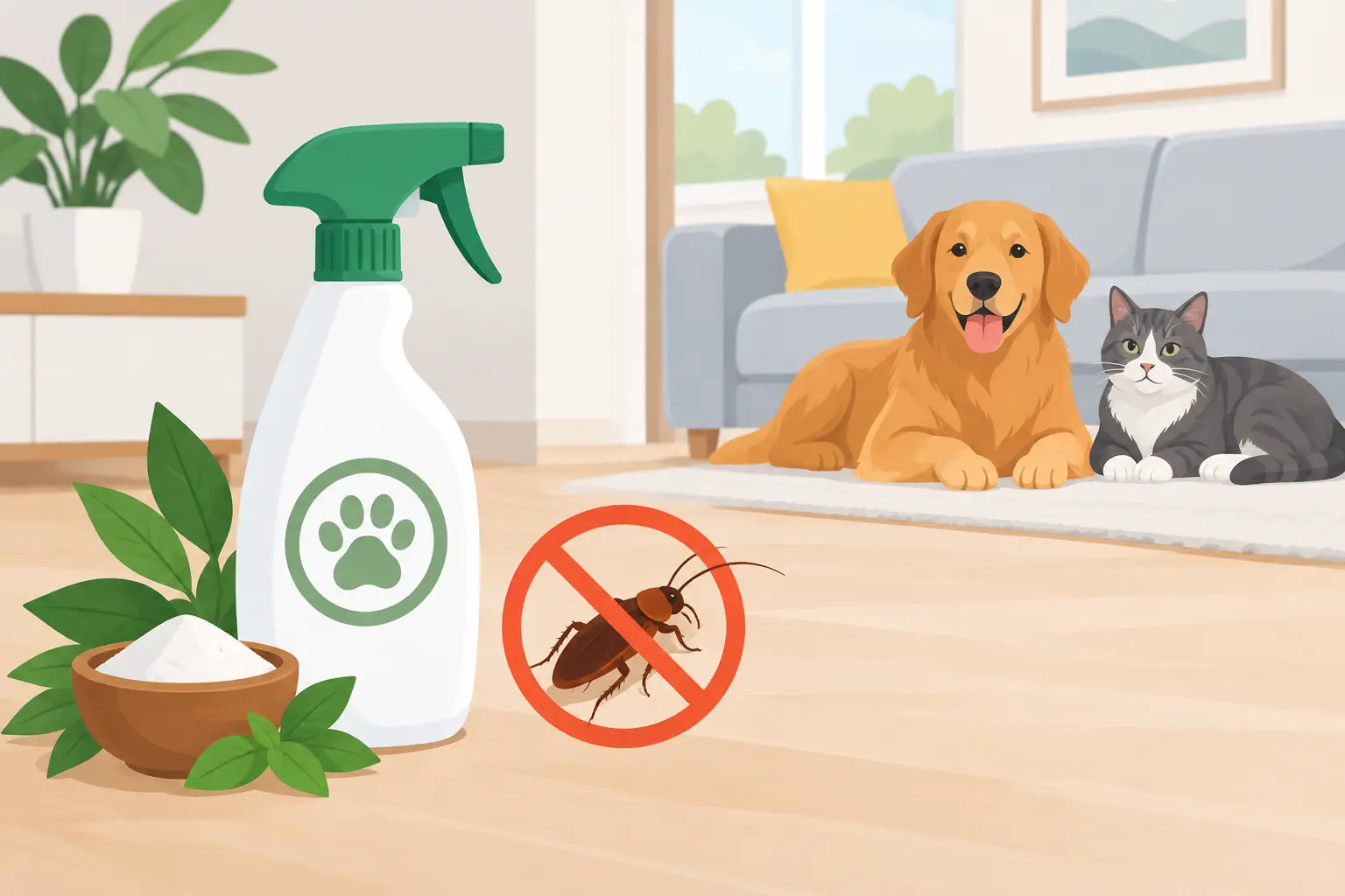 Best Pet-Safe Cockroach Treatments for Homes